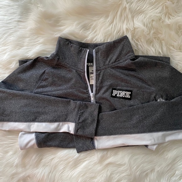 PINK Victoria's Secret Tops - PINK | Quarter Zip